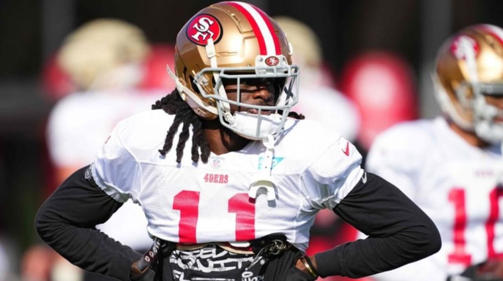 Aiyuk, uno de los receptores estrella de los 49ers. AFP